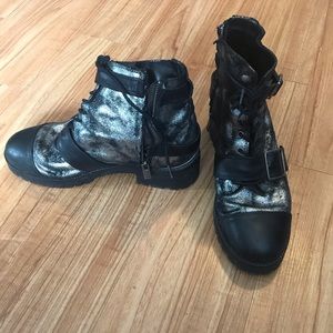 Vintage Kooples Silver Leather boots